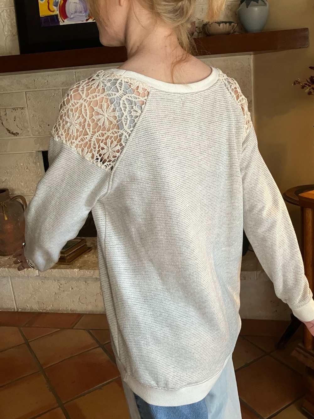 NWOT Women's Cream Lace Shoulder Top
NEVER WORN - Picture 9 of 15